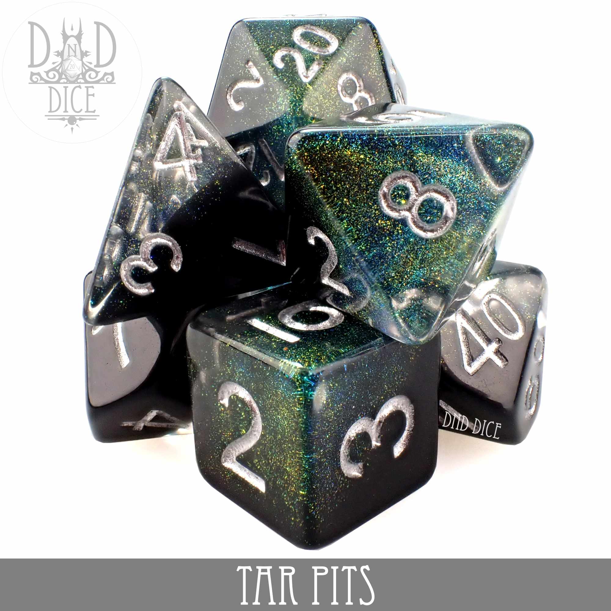 Tar Pits Dice Set - Bards & Cards