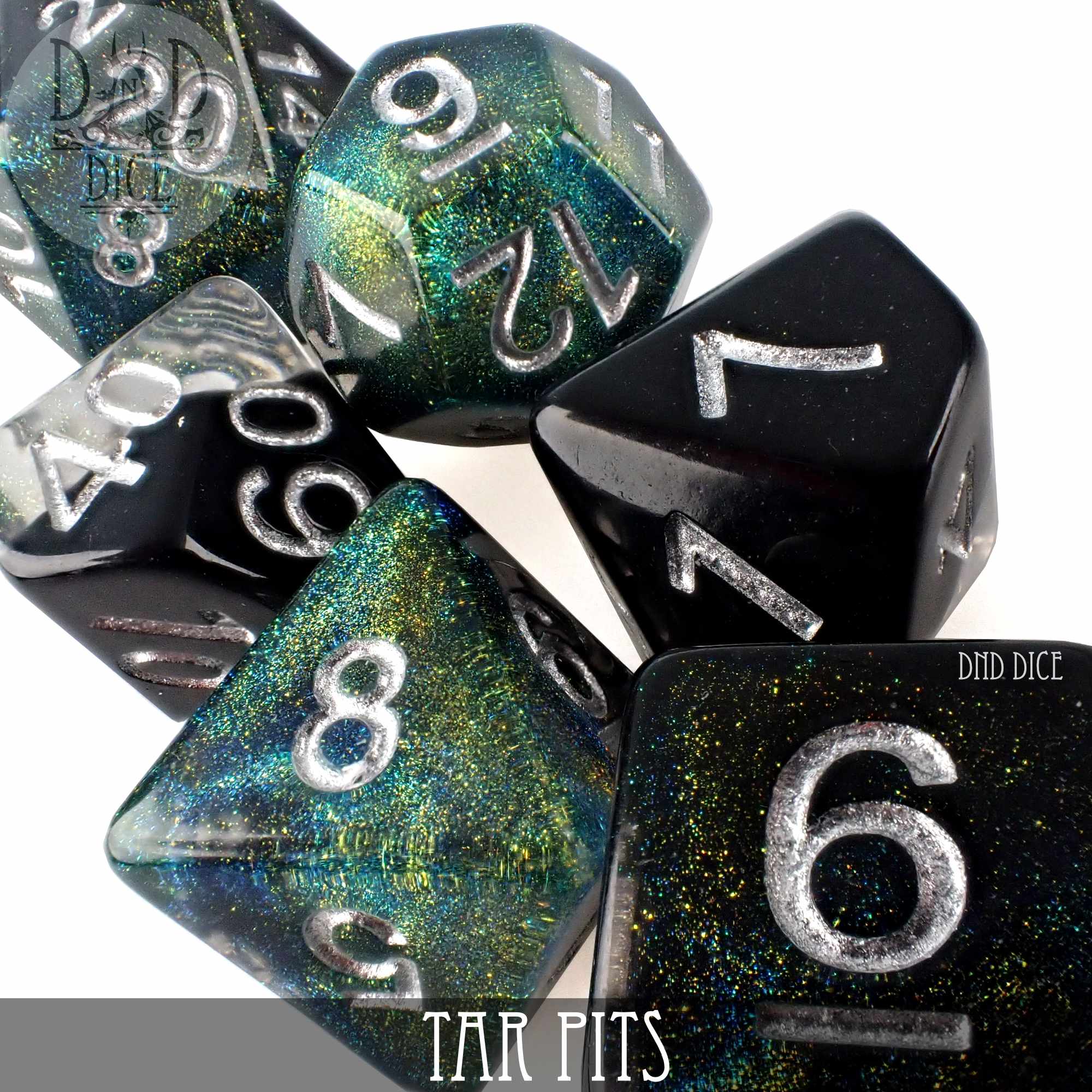 Tar Pits Dice Set - Bards & Cards