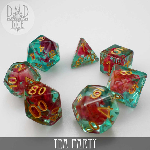 Tea Party Dice Set - Bards & Cards