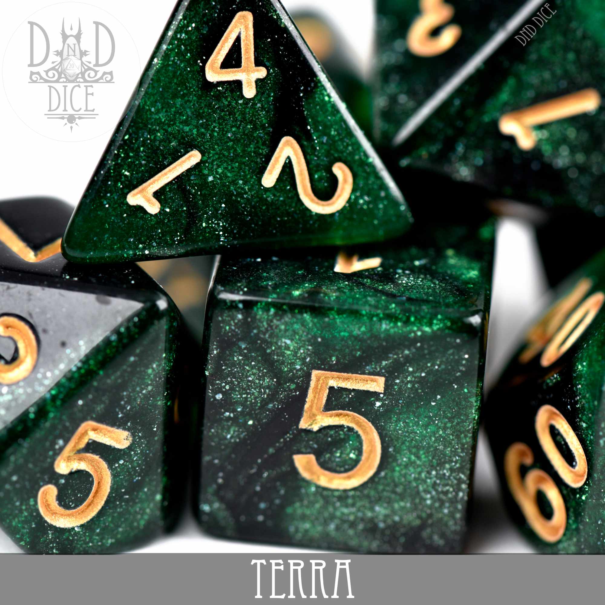 Terra Galaxy 7 or 11 Dice Set - Bards & Cards