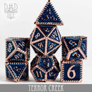 Terror Creek Metal Dice Set - Bards & Cards