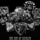 The Art of Stealth 11 Dice Set - Bards & Cards