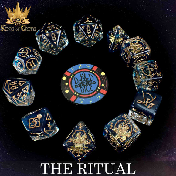 The Ritual 11 Dice Set - Bards & Cards