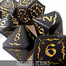 Thrilling Heroics Metal Dice Set - Bards & Cards
