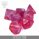 Tickled Pink Dice Set - Bards & Cards