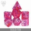 Tickled Pink Dice Set - Bards & Cards