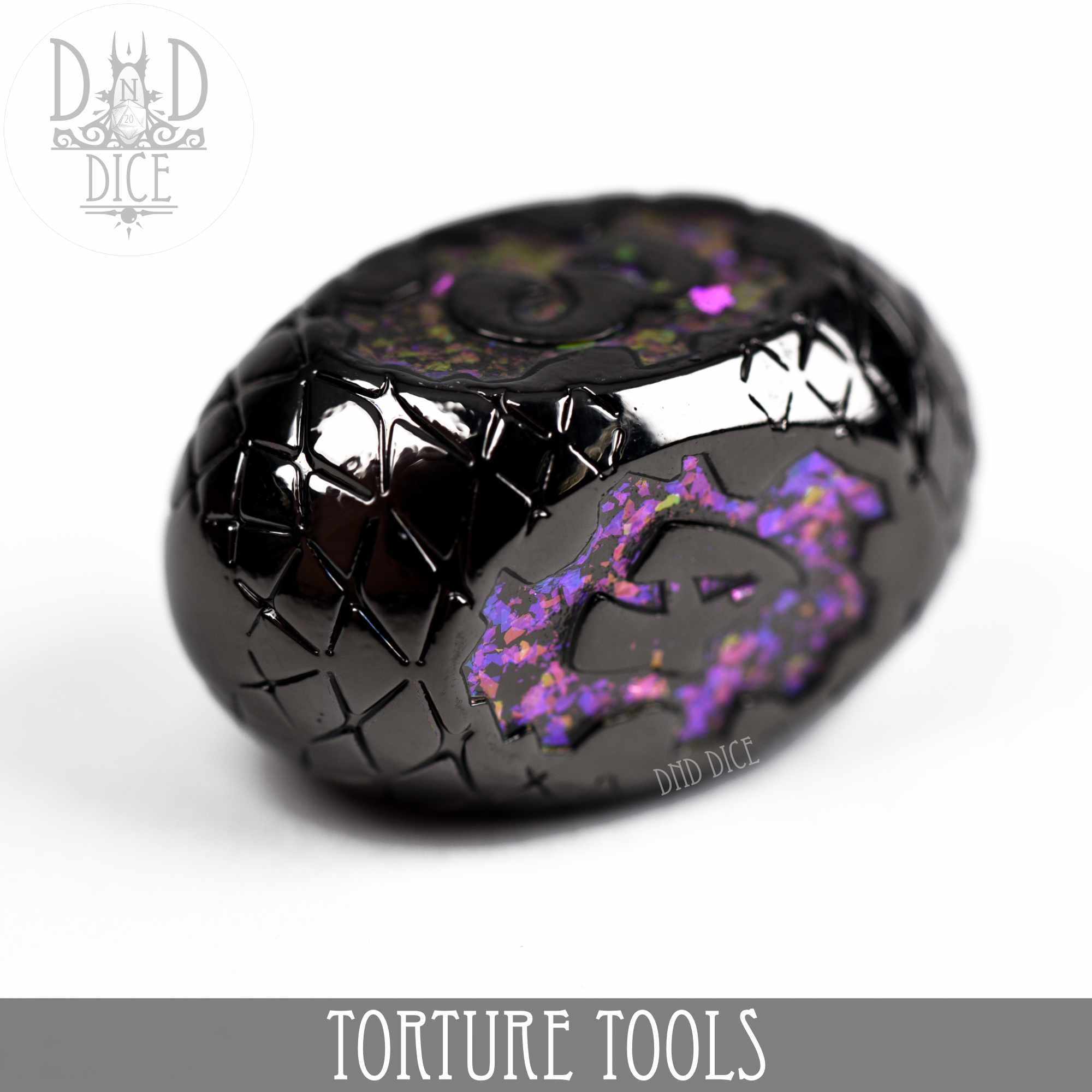 Torture Tools Red - Metal Dice Set - Bards & Cards