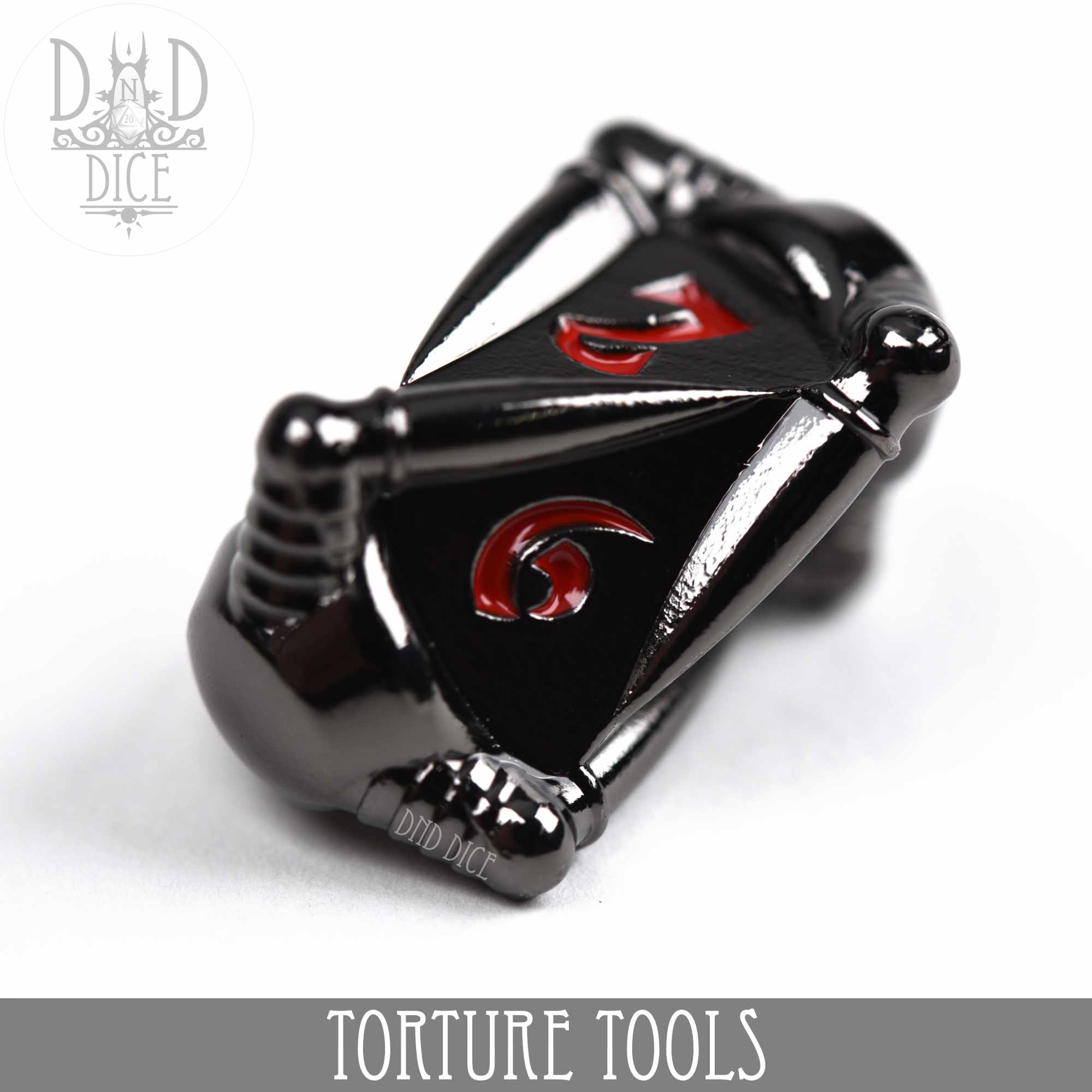 Torture Tools Red - Metal Dice Set - Bards & Cards