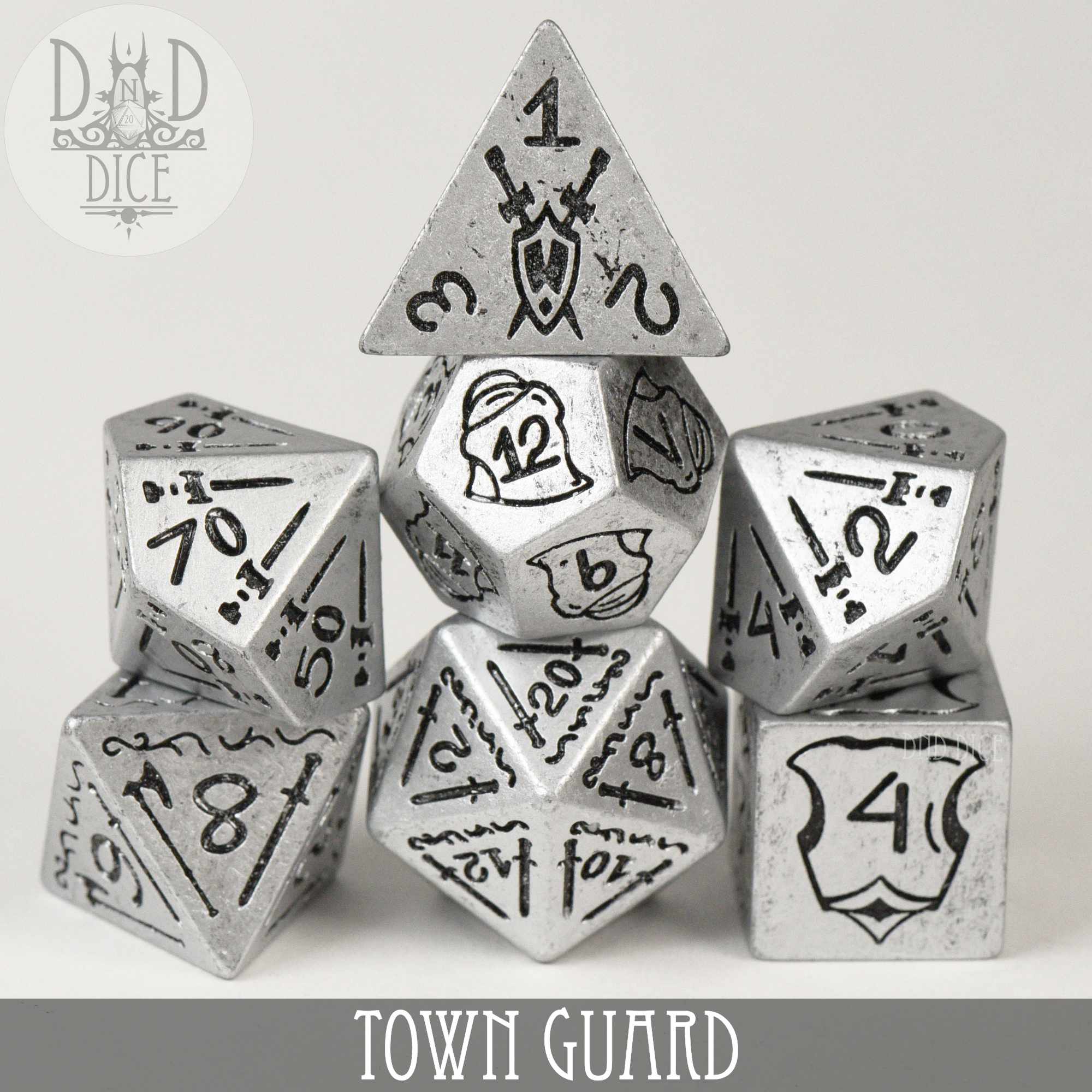 Town Guard Dice Set - Bards & Cards