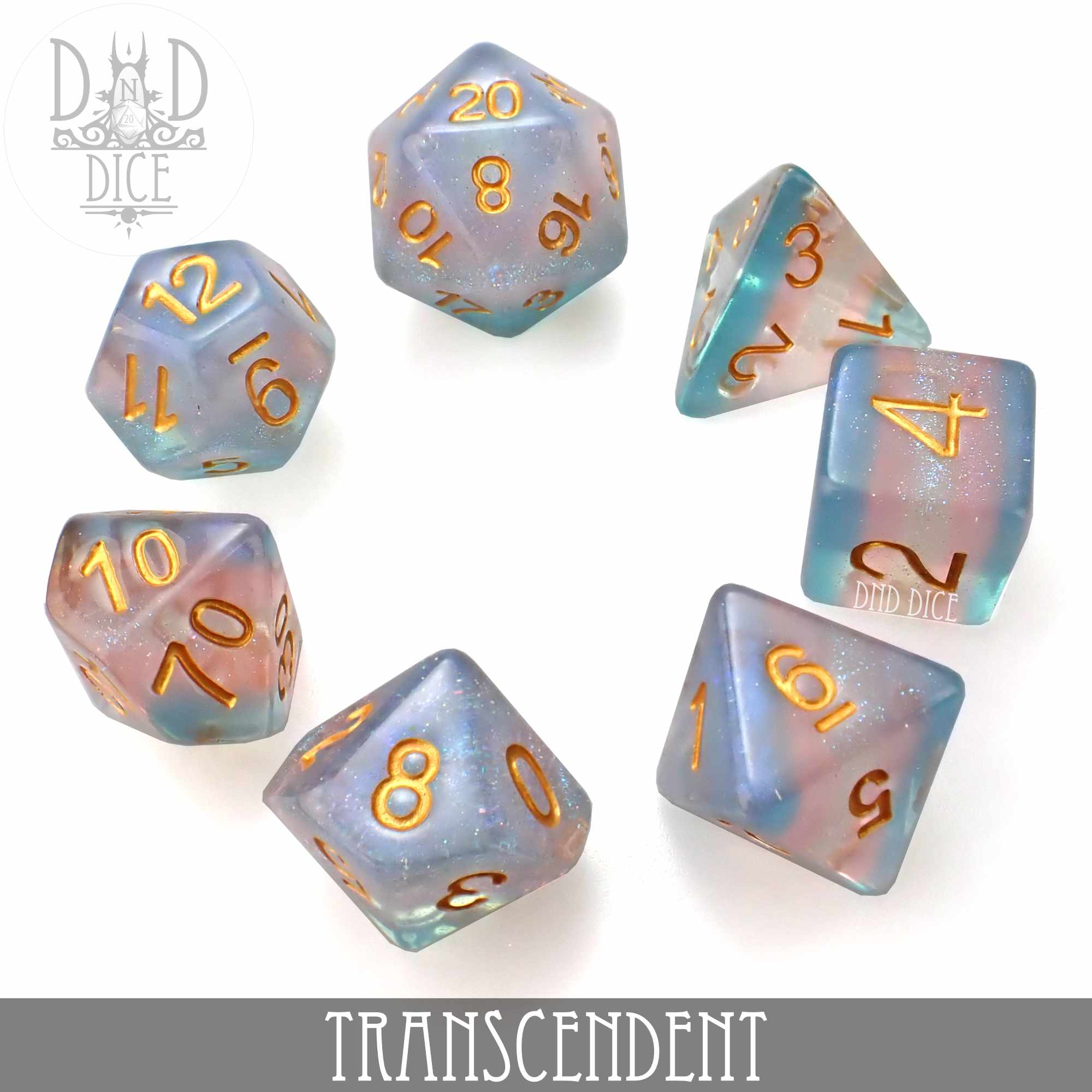 Transcendent Dice Set - Bards & Cards