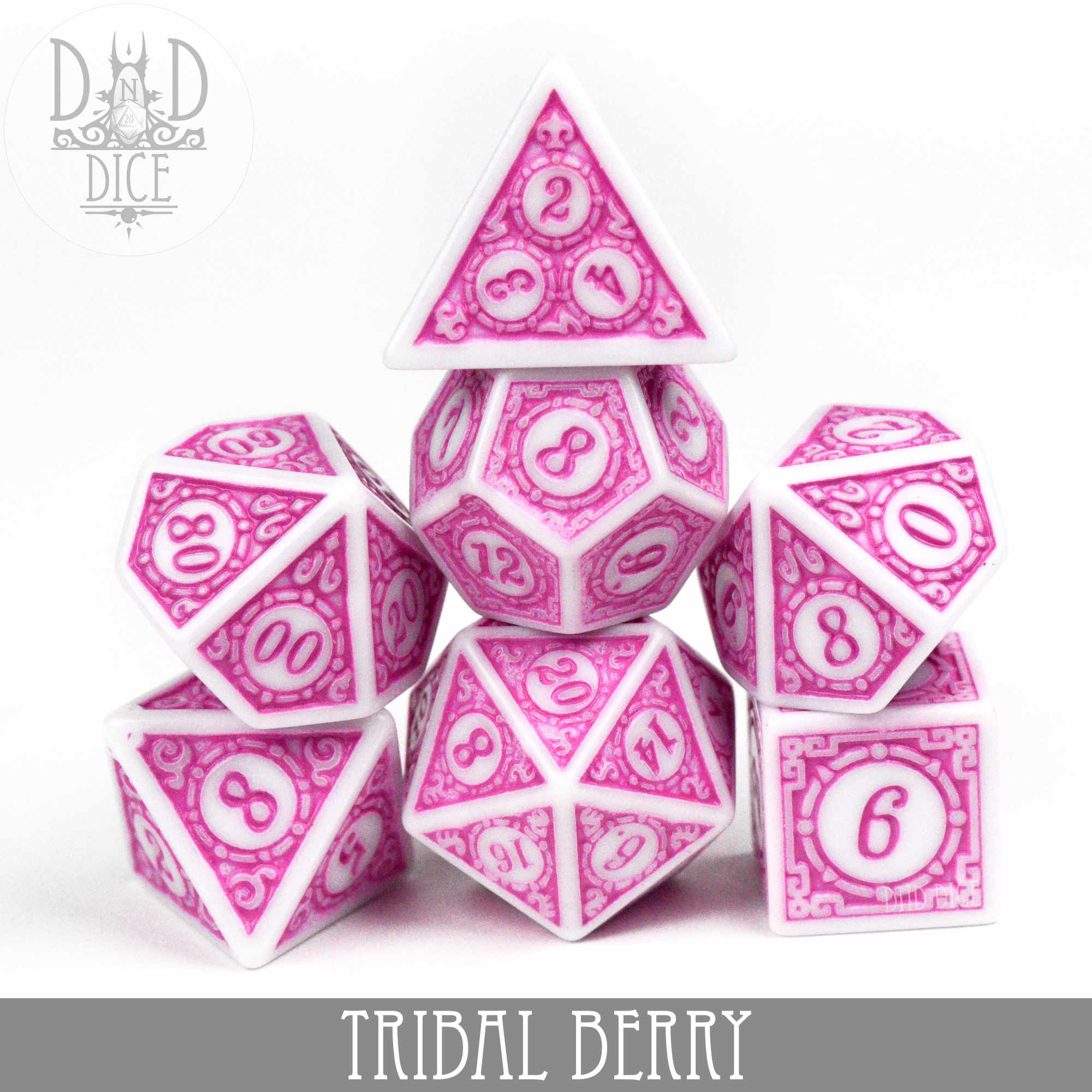 Tribal Berry Dice Set - Bards & Cards