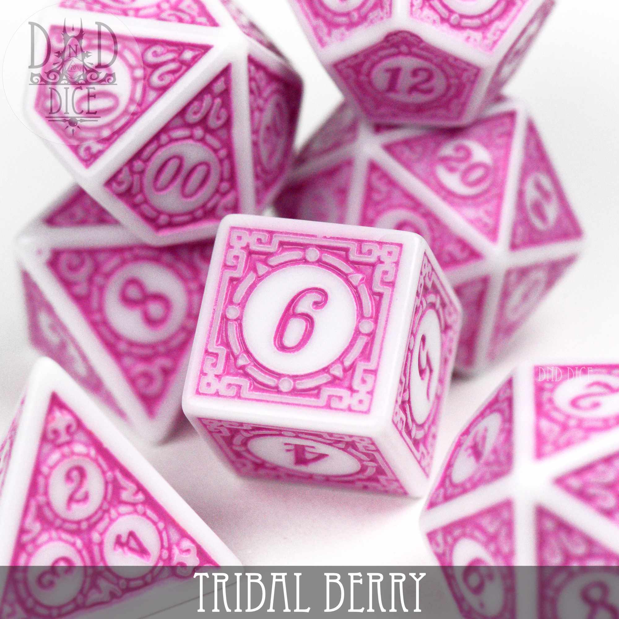 Tribal Berry Dice Set - Bards & Cards