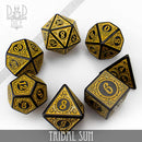 Tribal Sun Dice Set - Bards & Cards