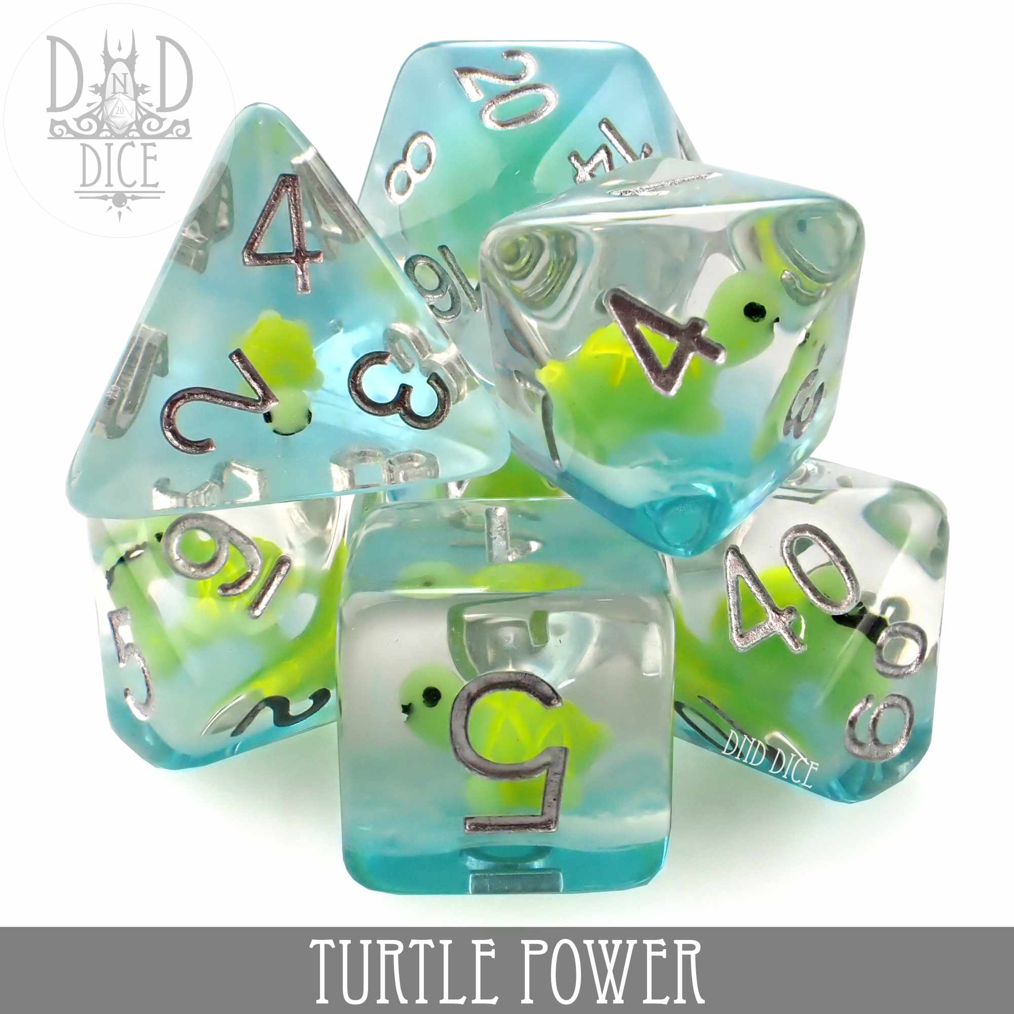 Turtle Power Dice Set - Bards & Cards