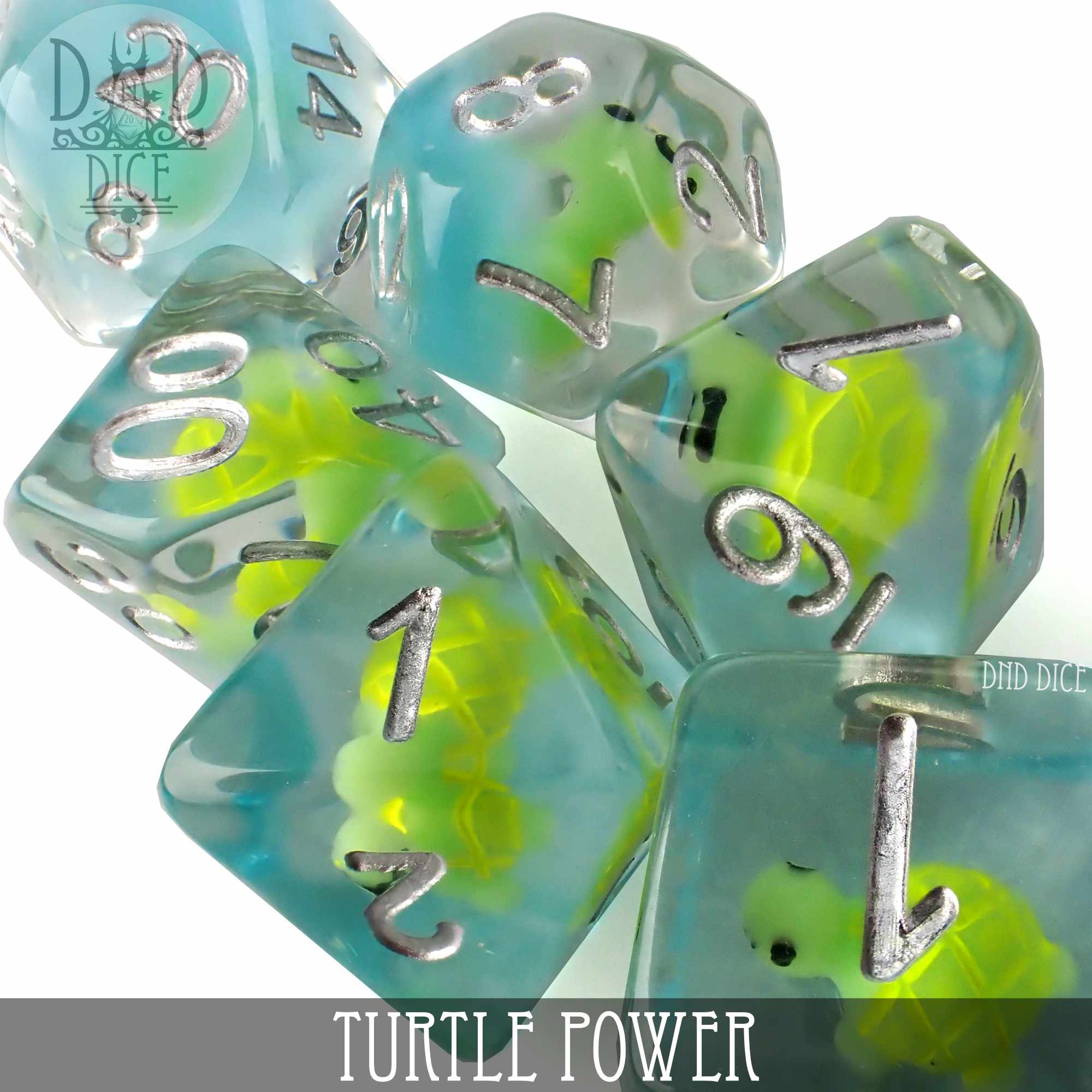 Turtle Power Dice Set - Bards & Cards