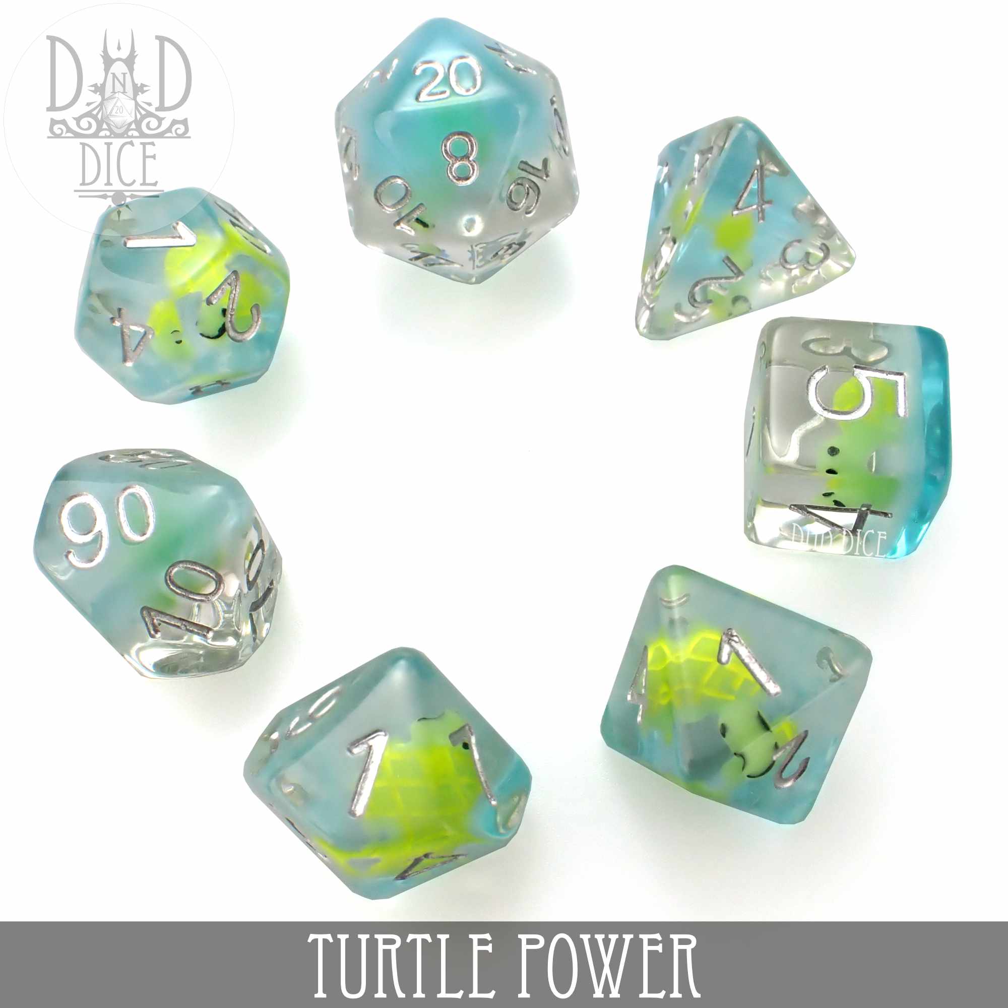 Turtle Power Dice Set - Bards & Cards