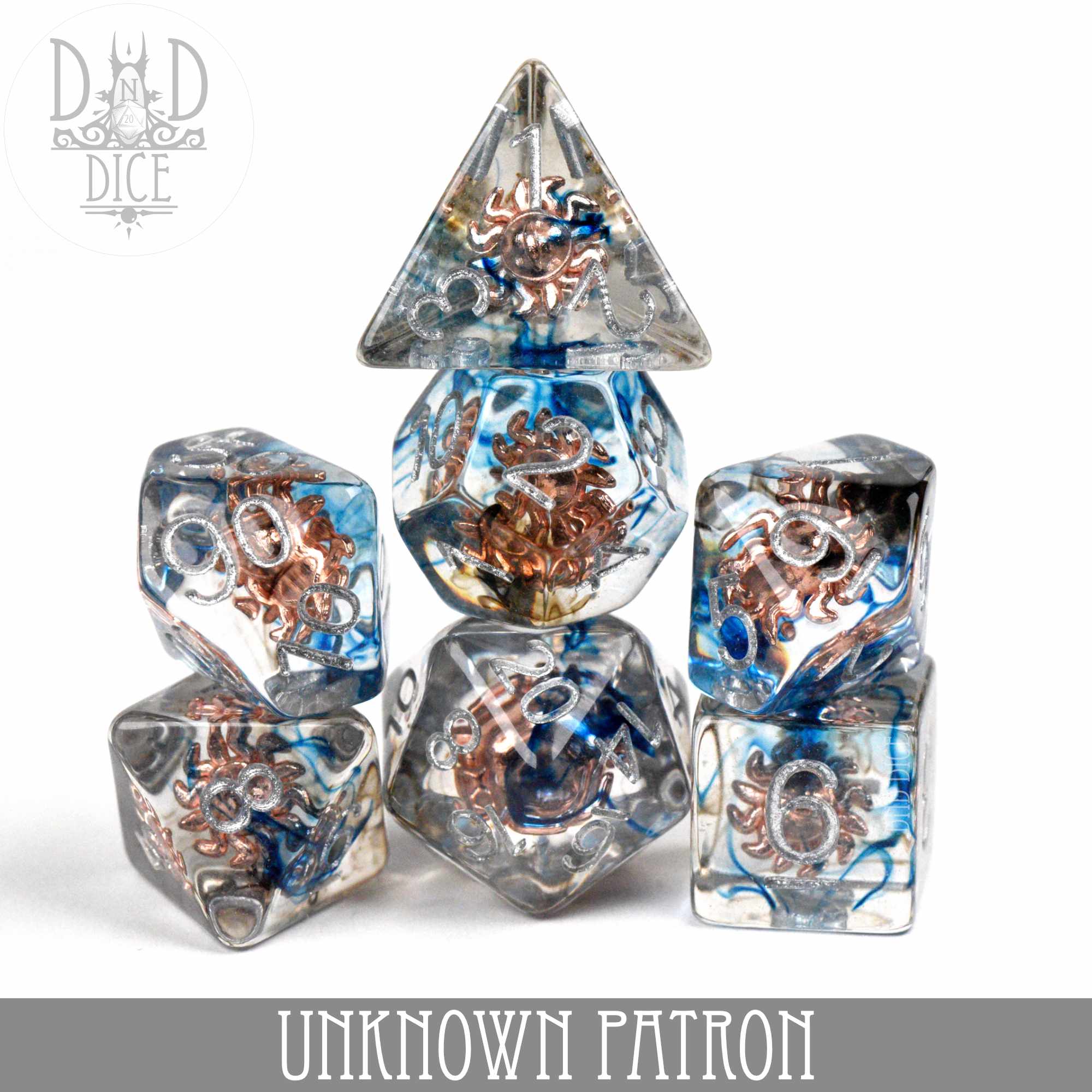 Unknown Patron Dice Set - Bards & Cards