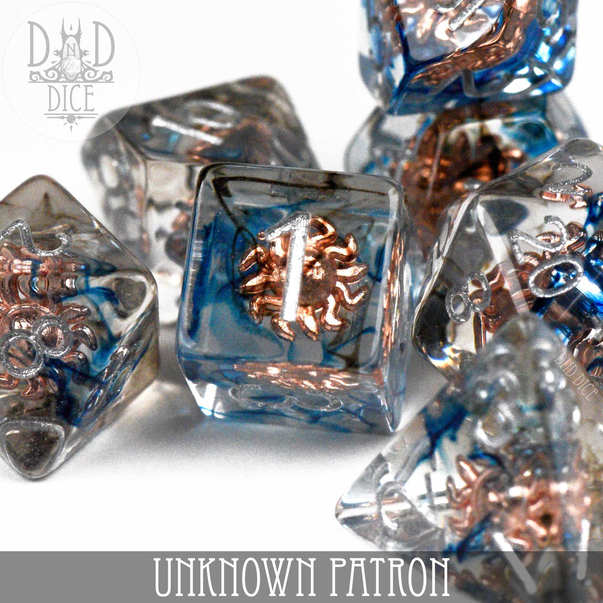 Unknown Patron Dice Set - Bards & Cards