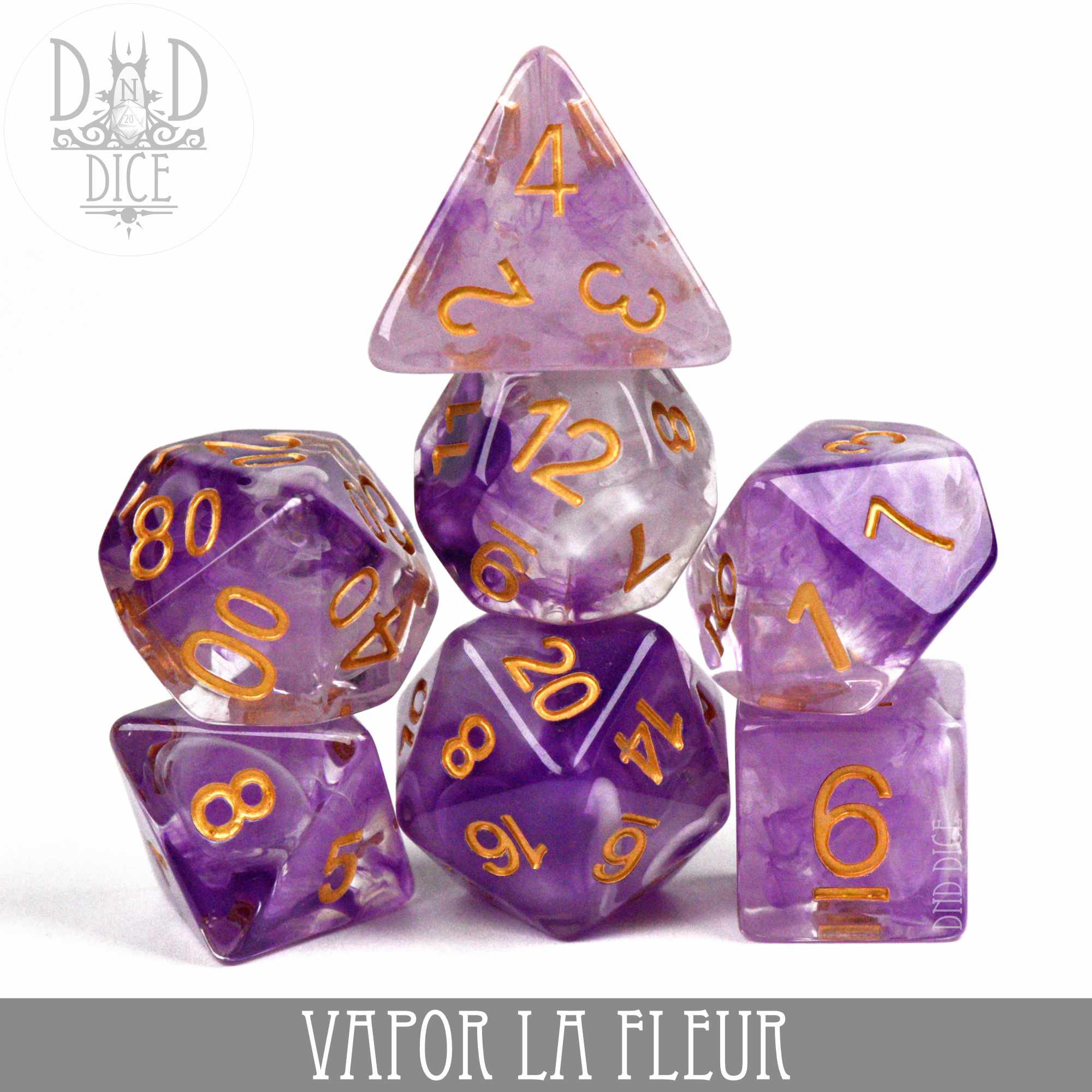 Vapor La Fleur Dice Set - Bards & Cards