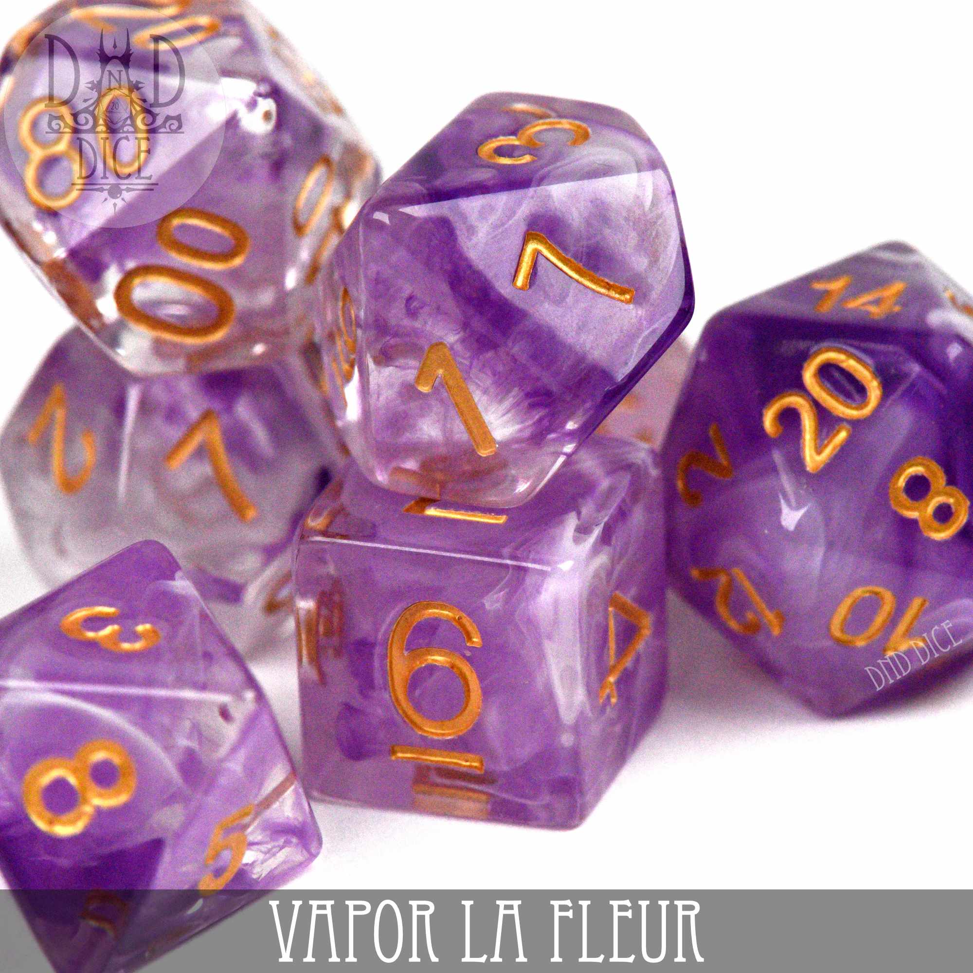 Vapor La Fleur Dice Set - Bards & Cards