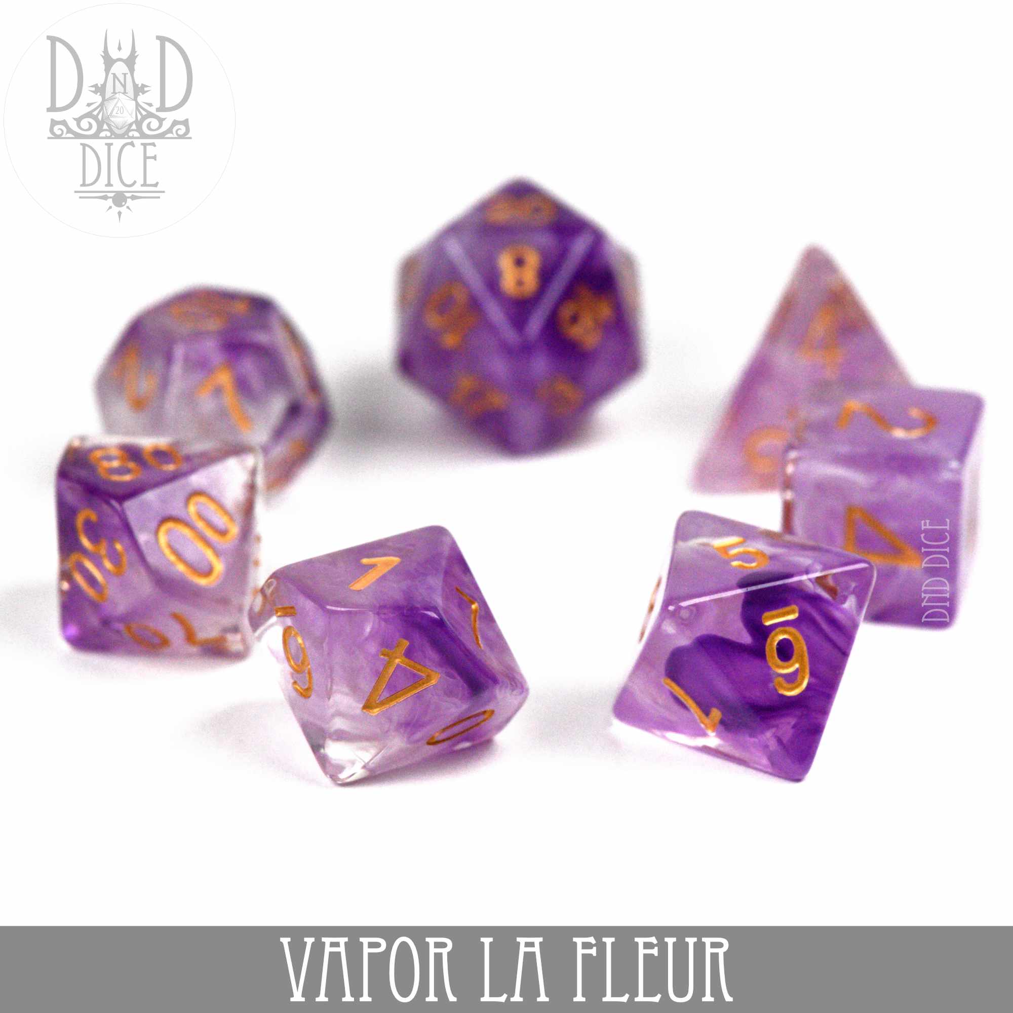 Vapor La Fleur Dice Set - Bards & Cards