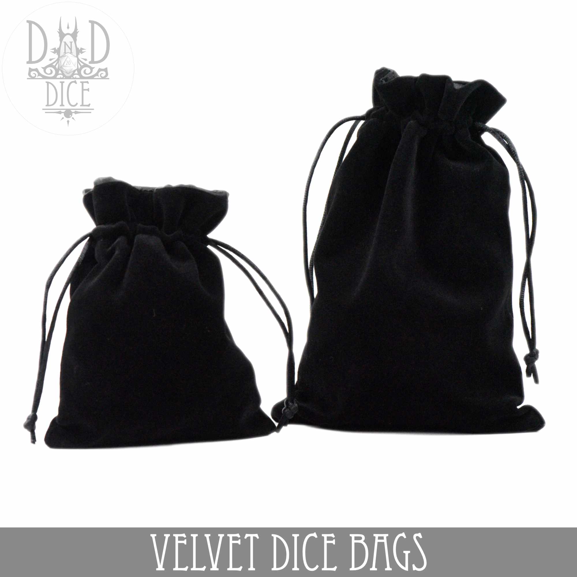 Velvet Dice Bags (2 Sizes) - Bards & Cards