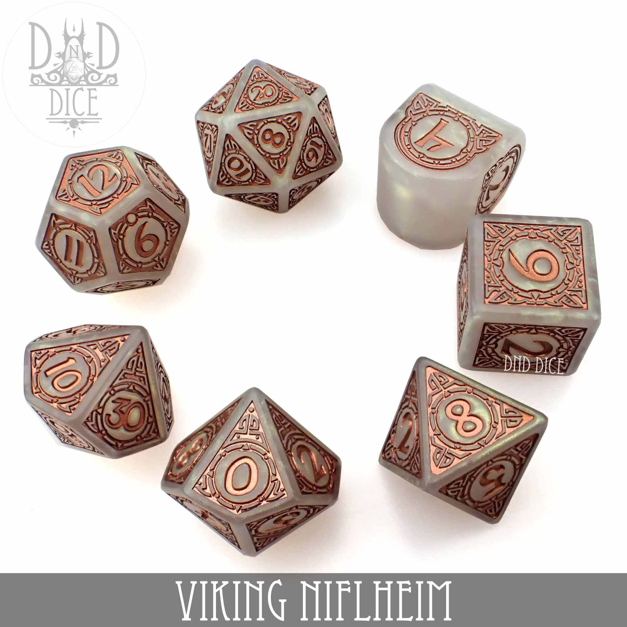 Viking Niflheim Dice Set - Bards & Cards