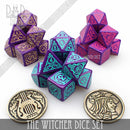 The Witcher Dice Set and Coin - Dandelion / Jaskier - Bards & Cards