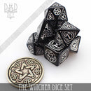 The Witcher Dice Set and Coin - Yennefer - Bards & Cards
