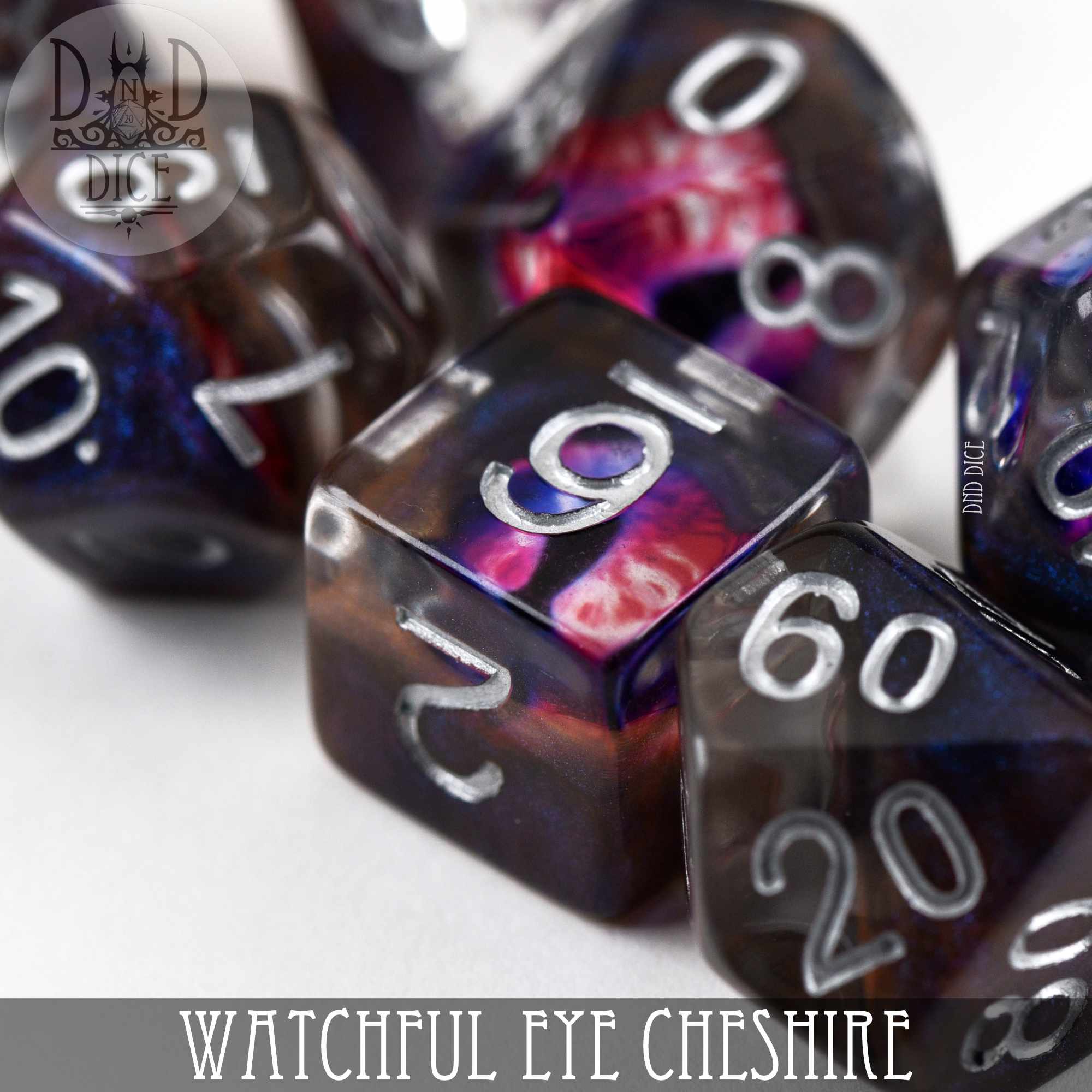 Watchful Eye - Cheshire Dice Set - Bards & Cards