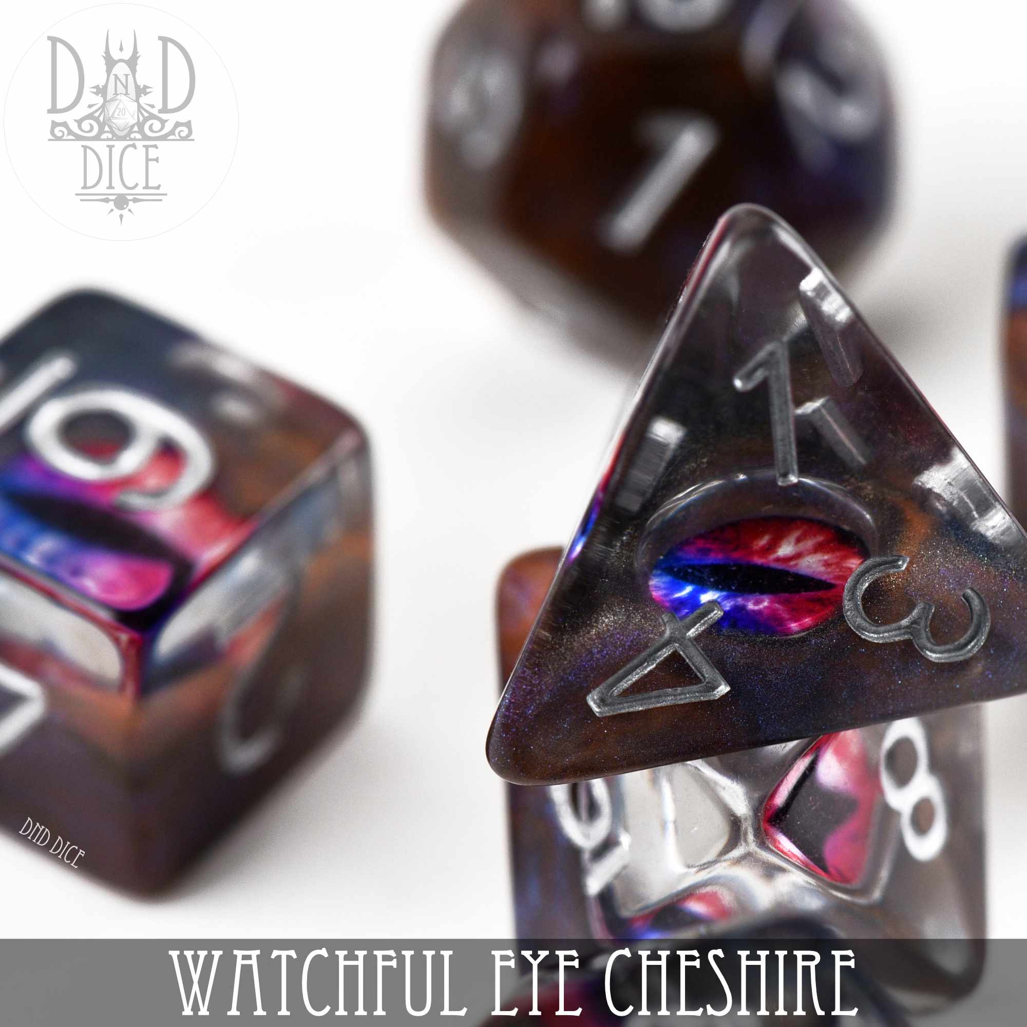 Watchful Eye - Cheshire Dice Set - Bards & Cards