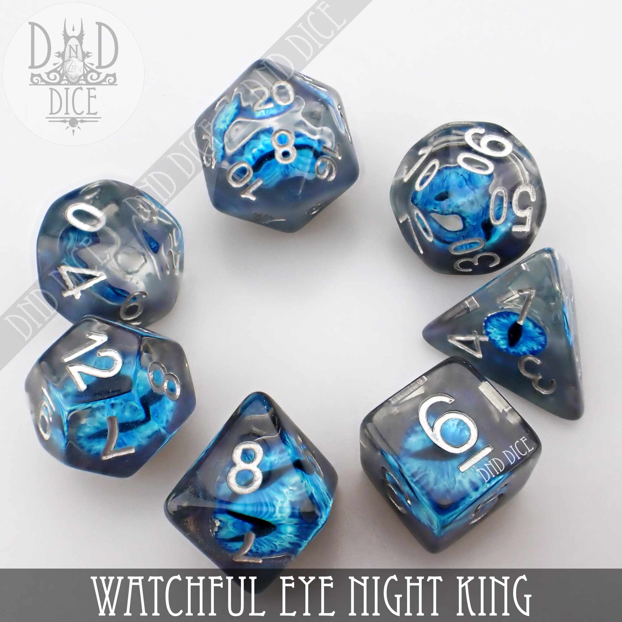 Watchful Eye - Night King Dice Set - Bards & Cards