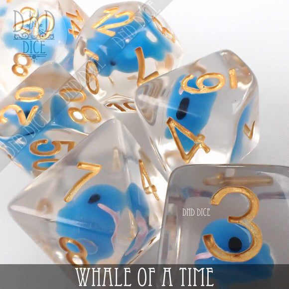 Whale of a Time Dice Set - Bards & Cards