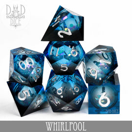 Whirlpool Liquid Core Dice Set - Bards & Cards