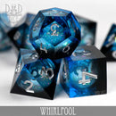 Whirlpool Liquid Core Dice Set - Bards & Cards