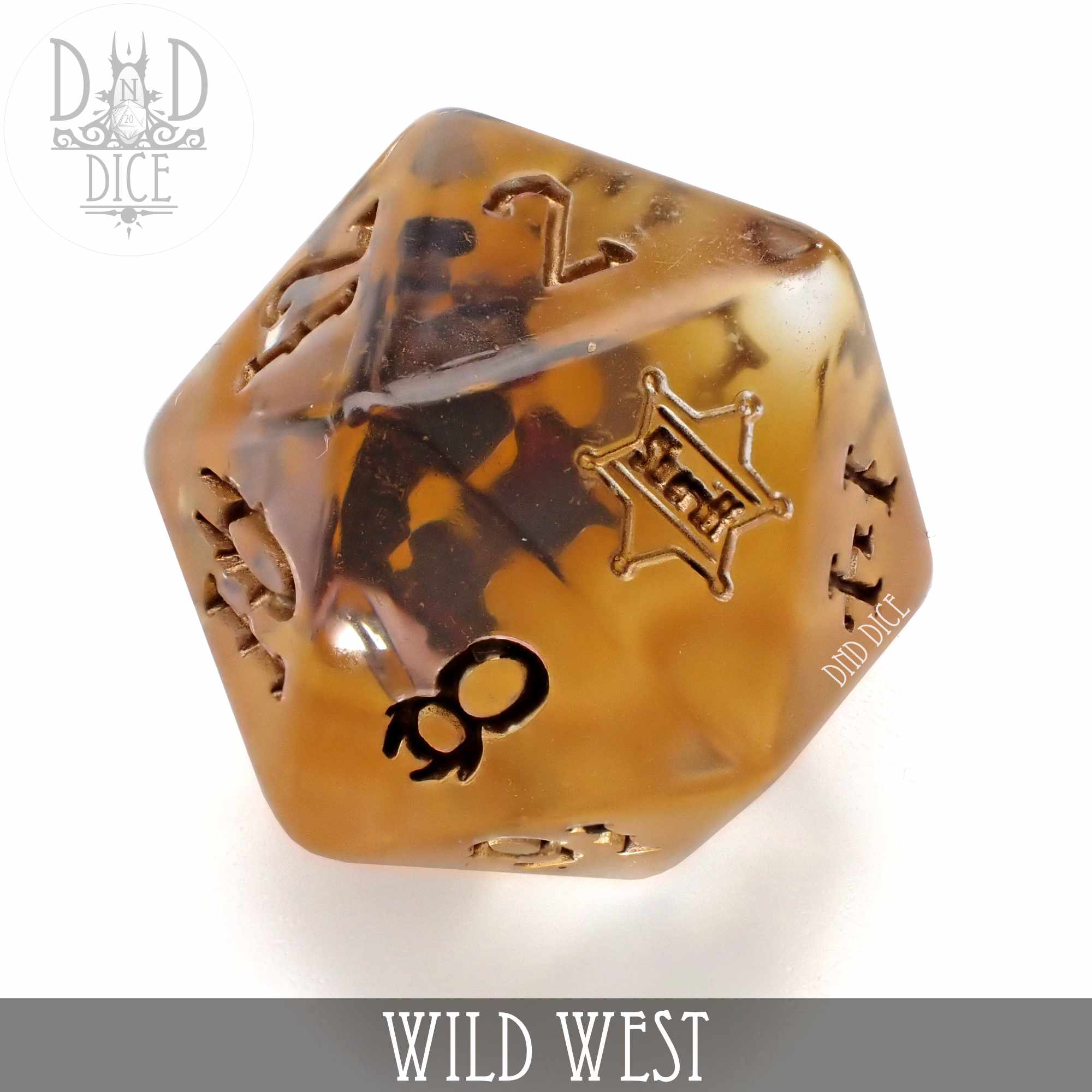 Wild West 11 Dice Set - Bards & Cards