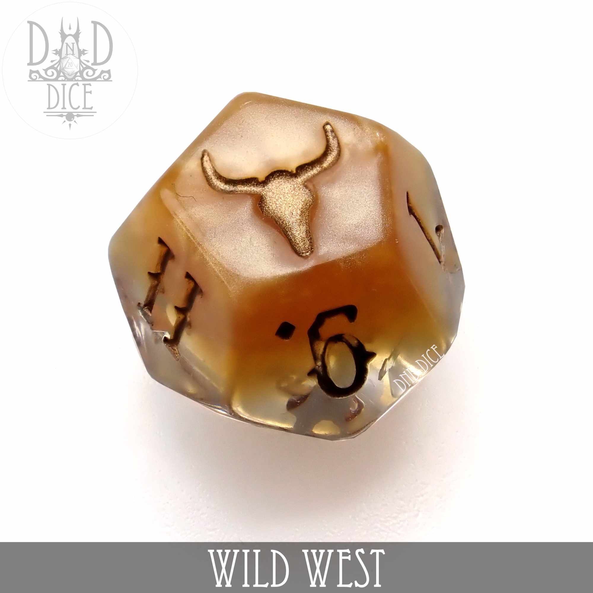 Wild West 11 Dice Set - Bards & Cards