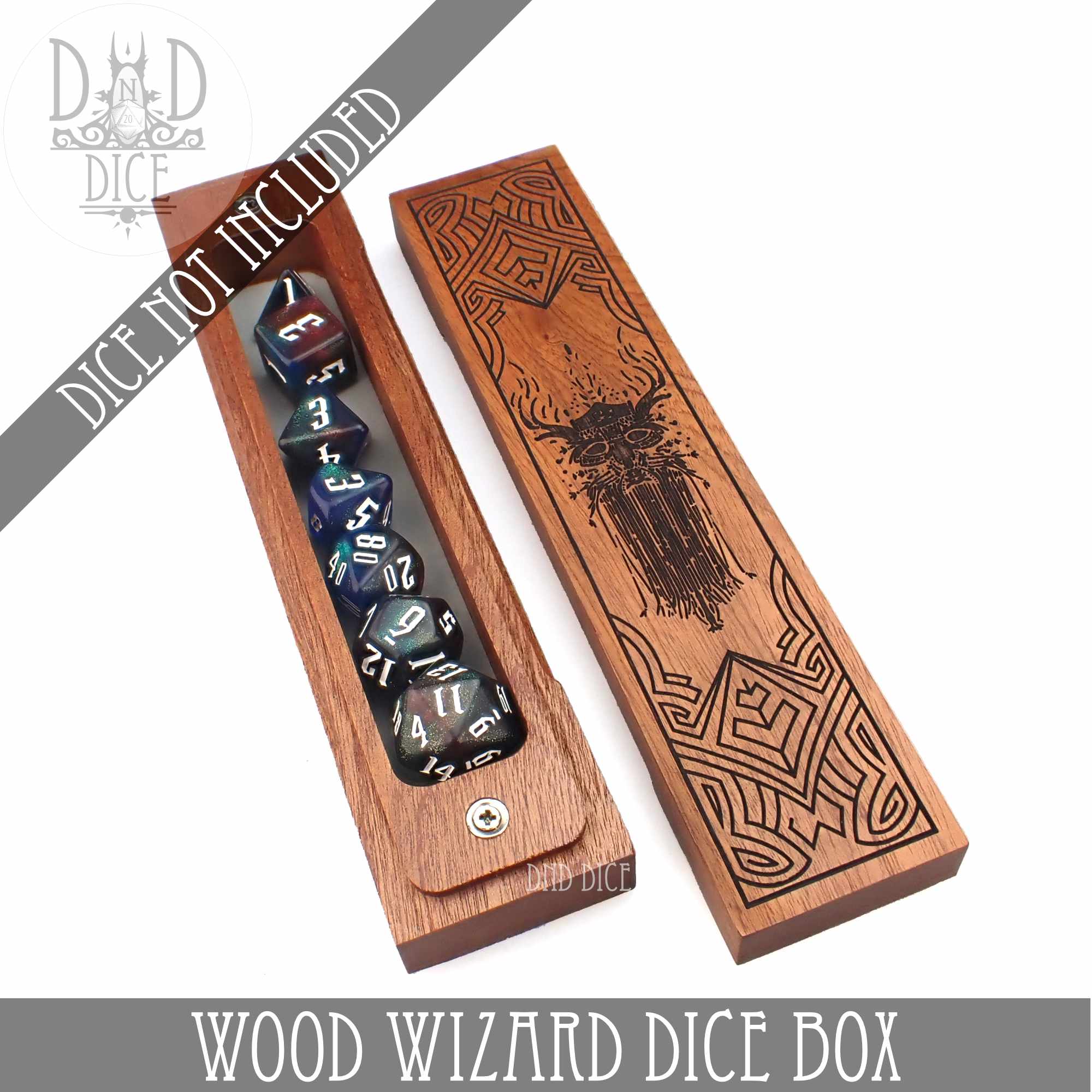 Wood Wizards Dice Box - Bards & Cards