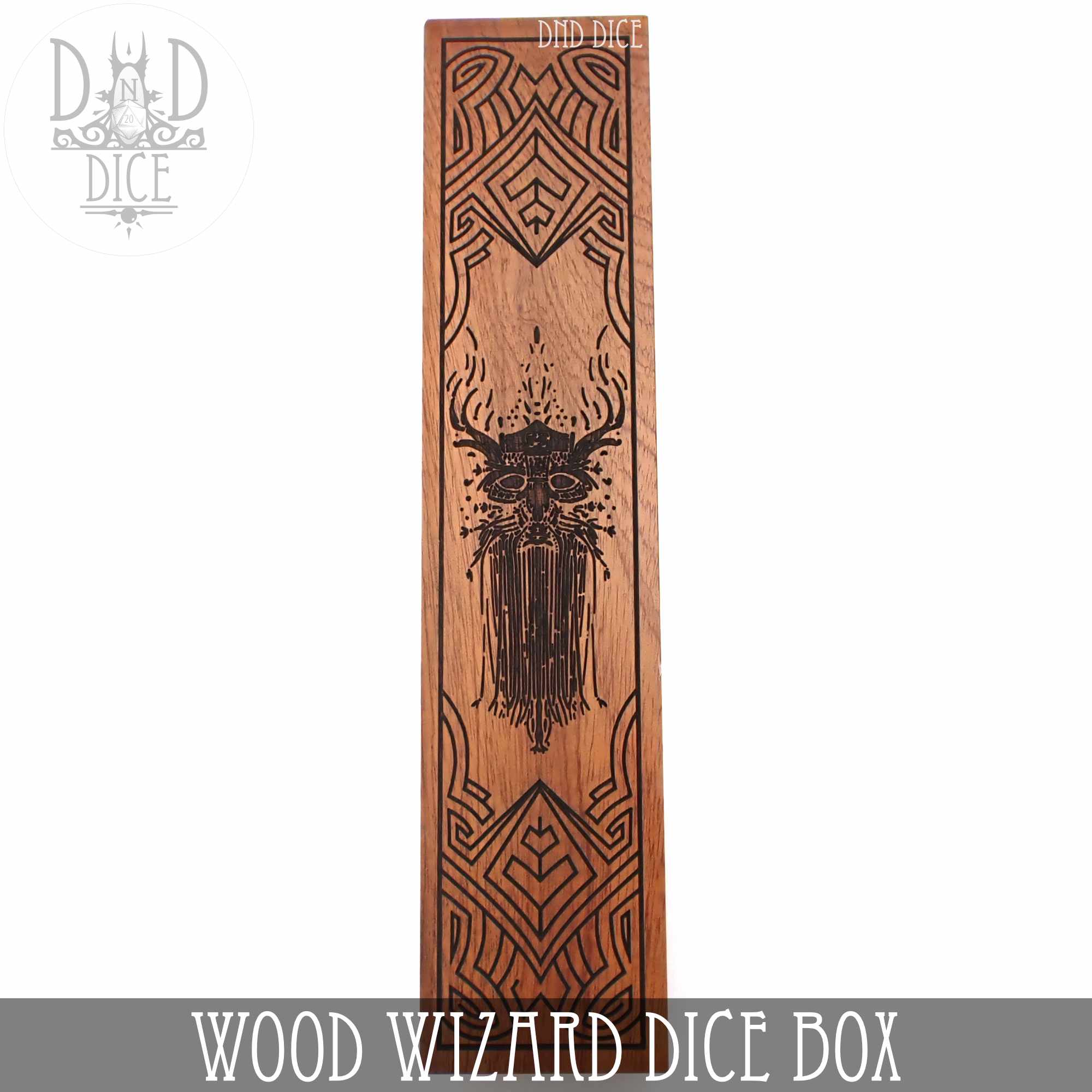 Wood Wizards Dice Box - Bards & Cards