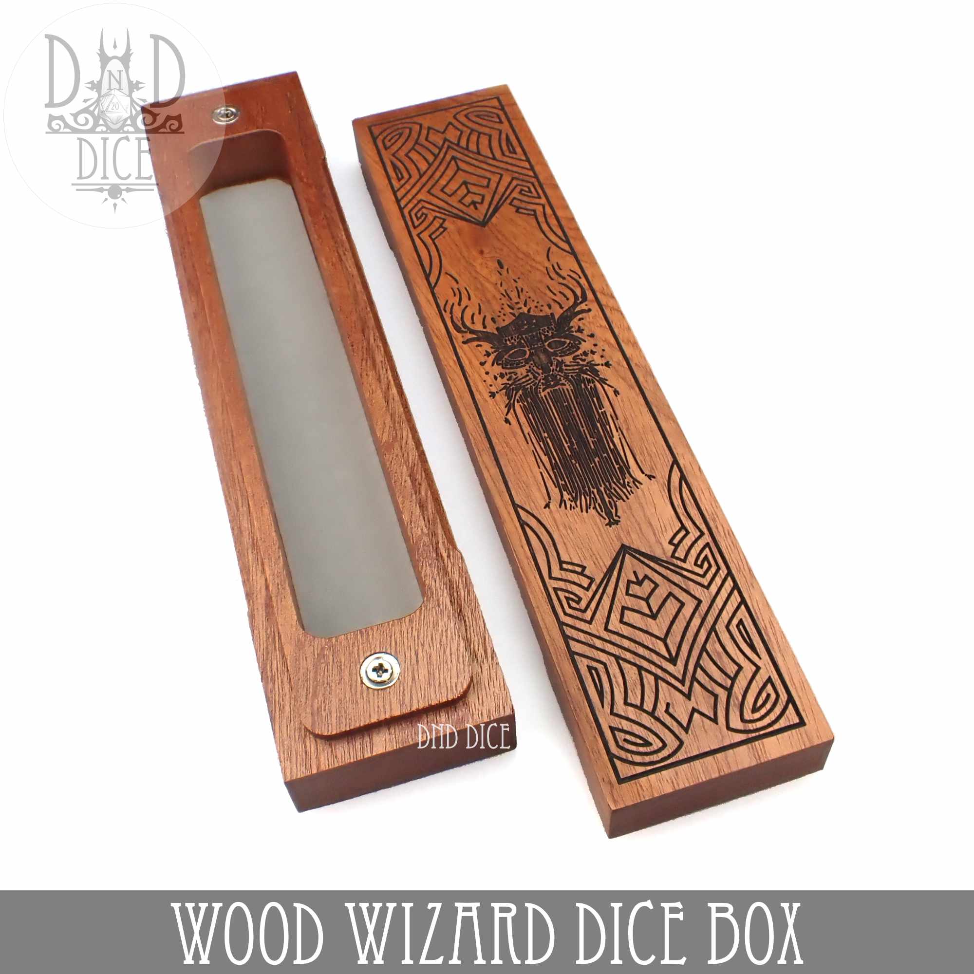 Wood Wizards Dice Box - Bards & Cards