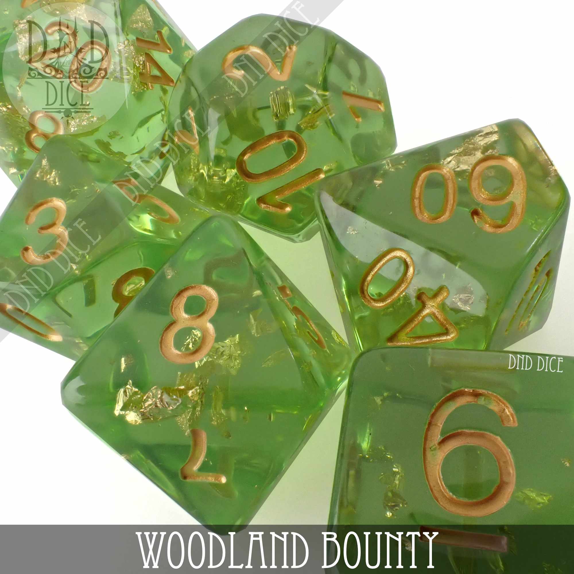 Woodland Bounty Dice Set - Bards & Cards