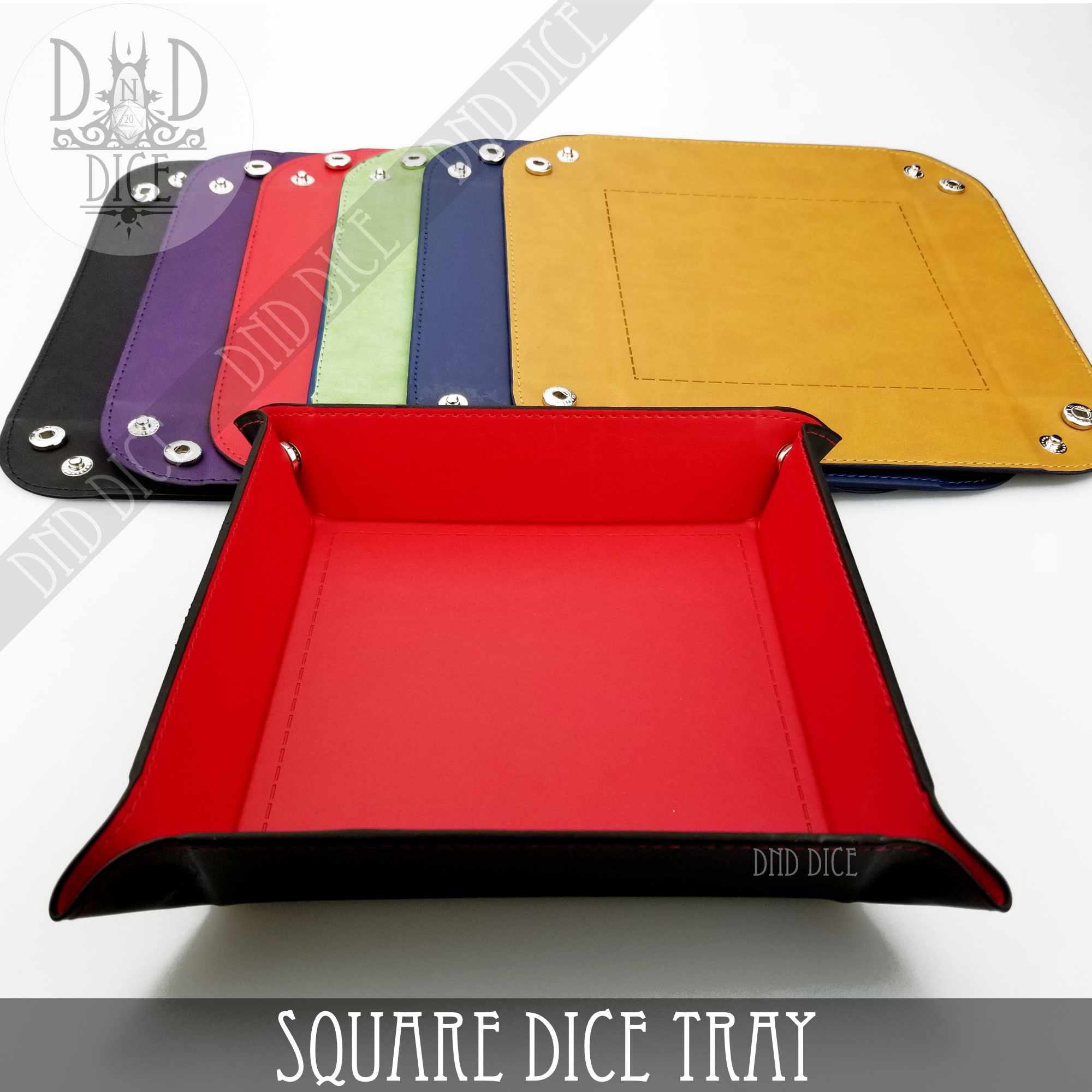 Square Dice Tray (6 Colors) - Bards & Cards