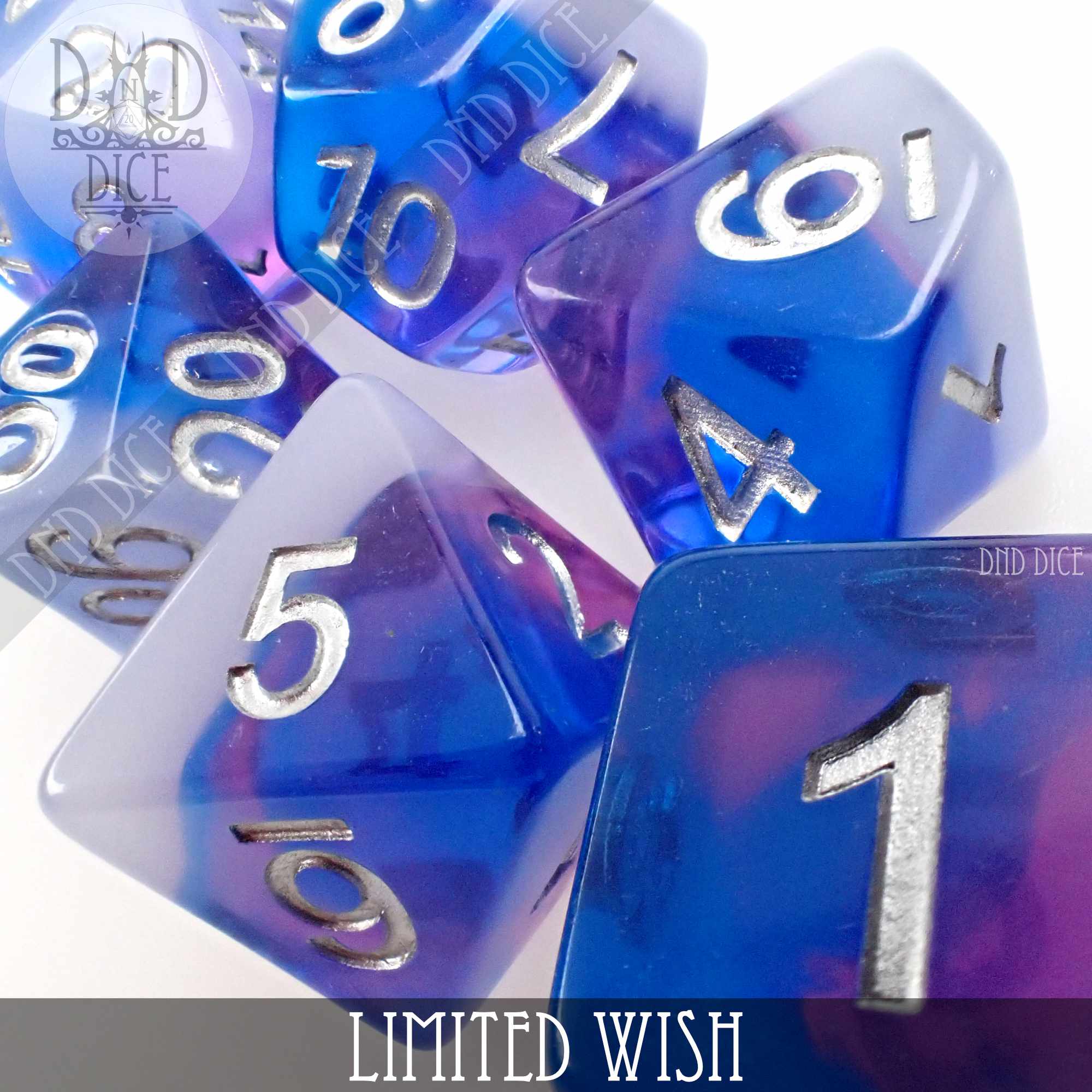 Limited Wish Dice Set - Bards & Cards