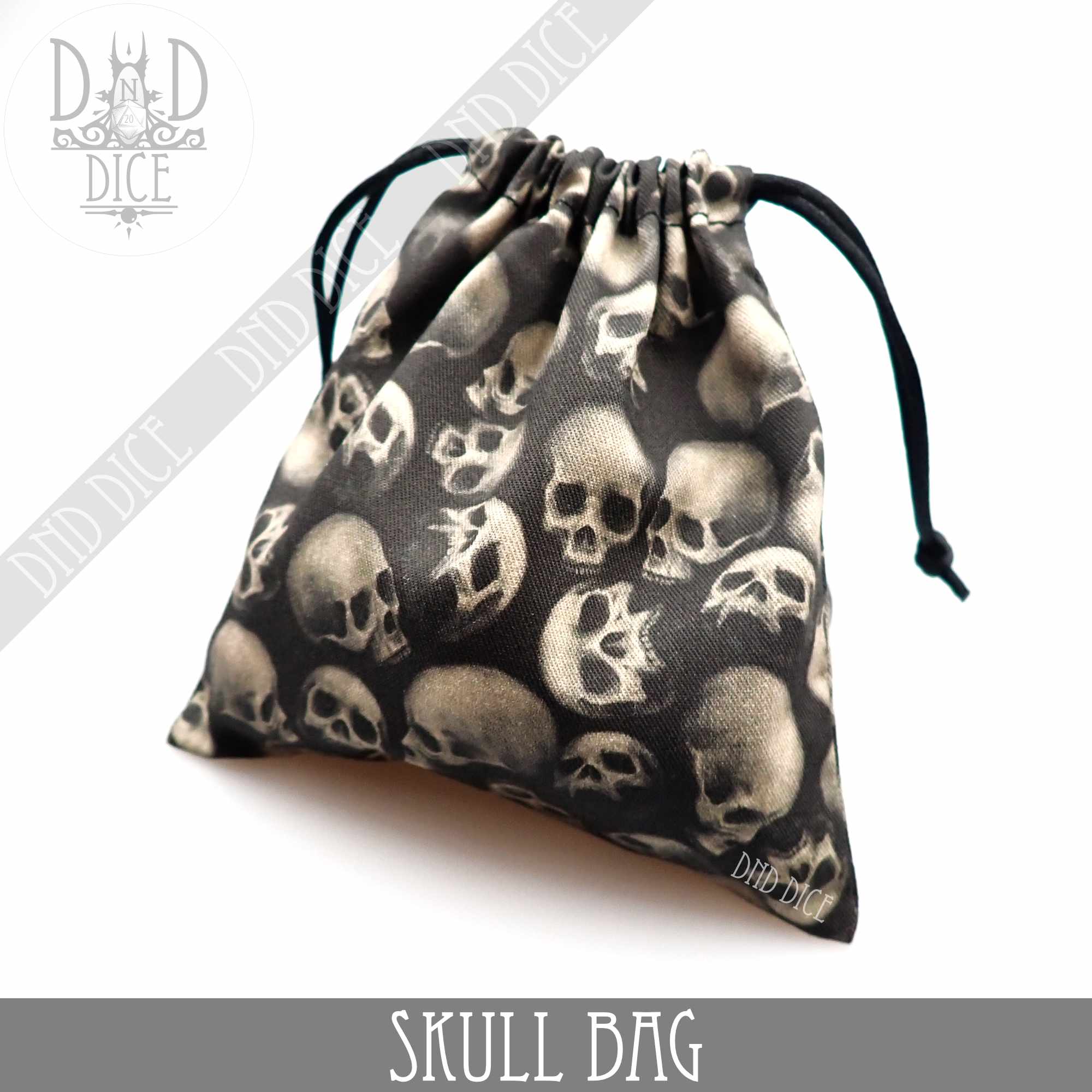 Skull Dice Bag - Bards & Cards