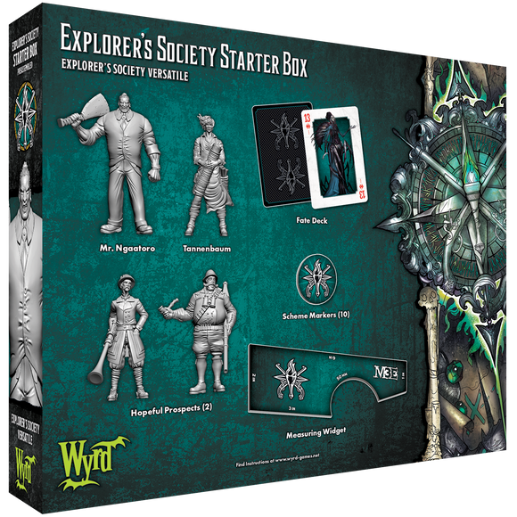 Malifaux Third Edition: Explorer's Society Starter Box - Bards & Cards