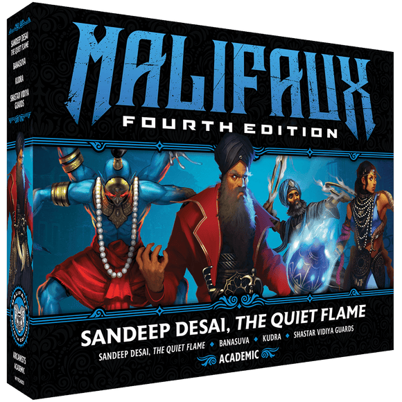 Malifaux 4E: Arcanists - Sandeep Desai, The Quiet Flame - Bards & Cards