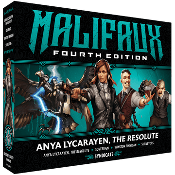 Malifaux 4E: Explorer's Society - Anya Lycarayen, The Resolute - Bards & Cards