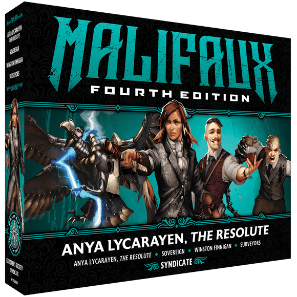 Malifaux 4E: Explorer's Society - Anya Lycarayen, The Resolute - Bards & Cards
