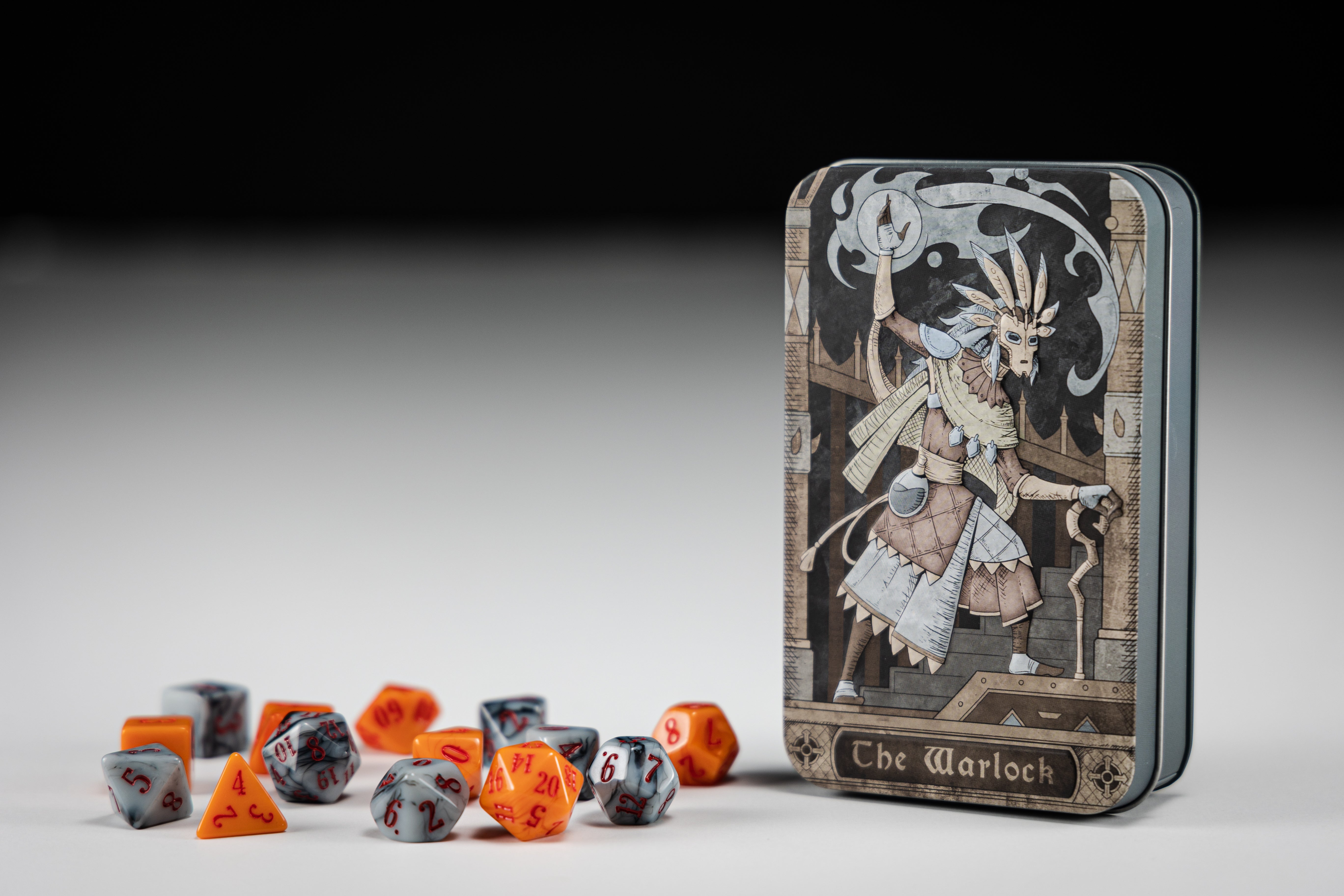 Character Class Dice: The Warlock - Bards & Cards