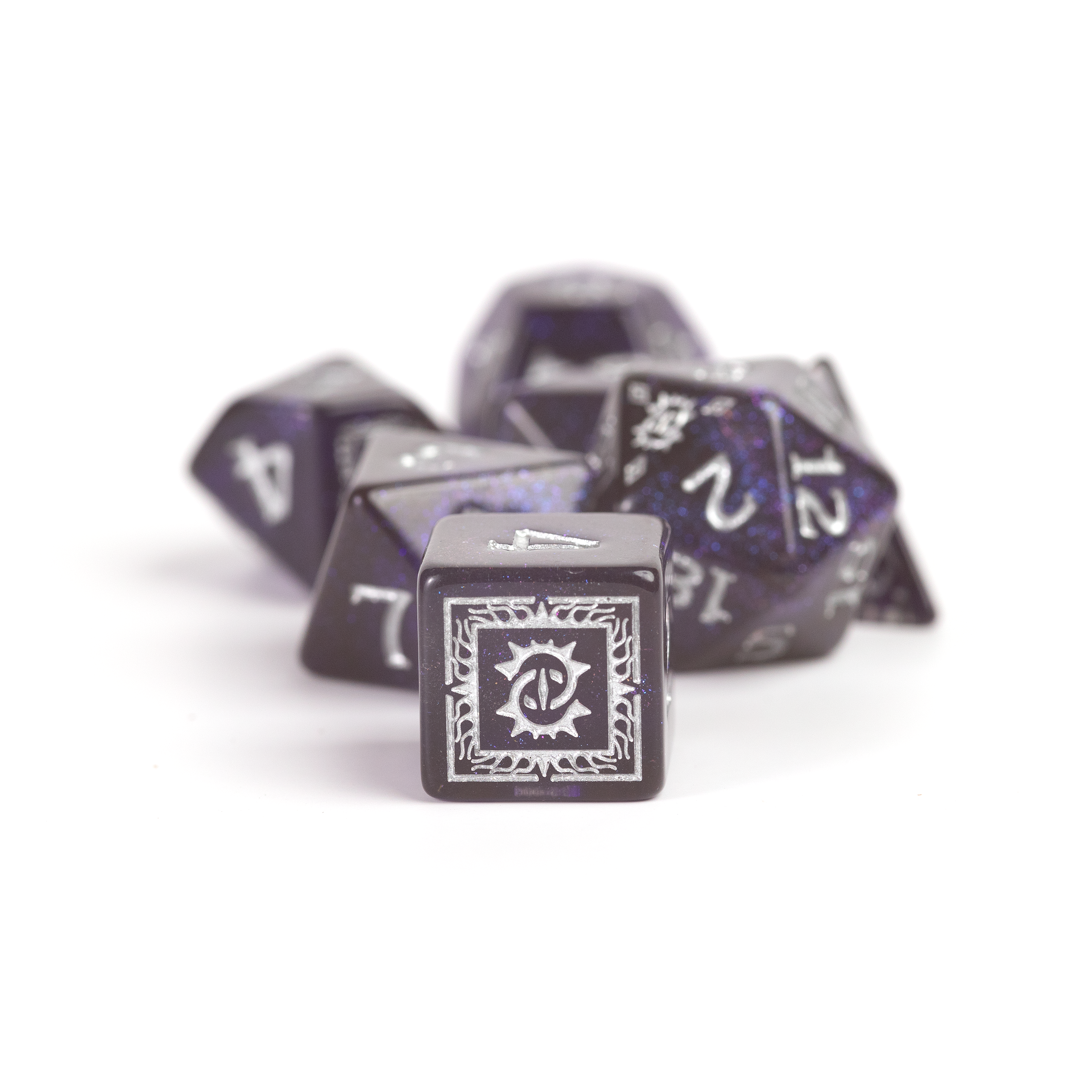 D&D Adventure Dice Set - Warlock Edition | Purple 16pc Collection